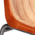 Swen Studio -  Dining Chairs 6 pcs Brown and Beige Real Leather and Canvas